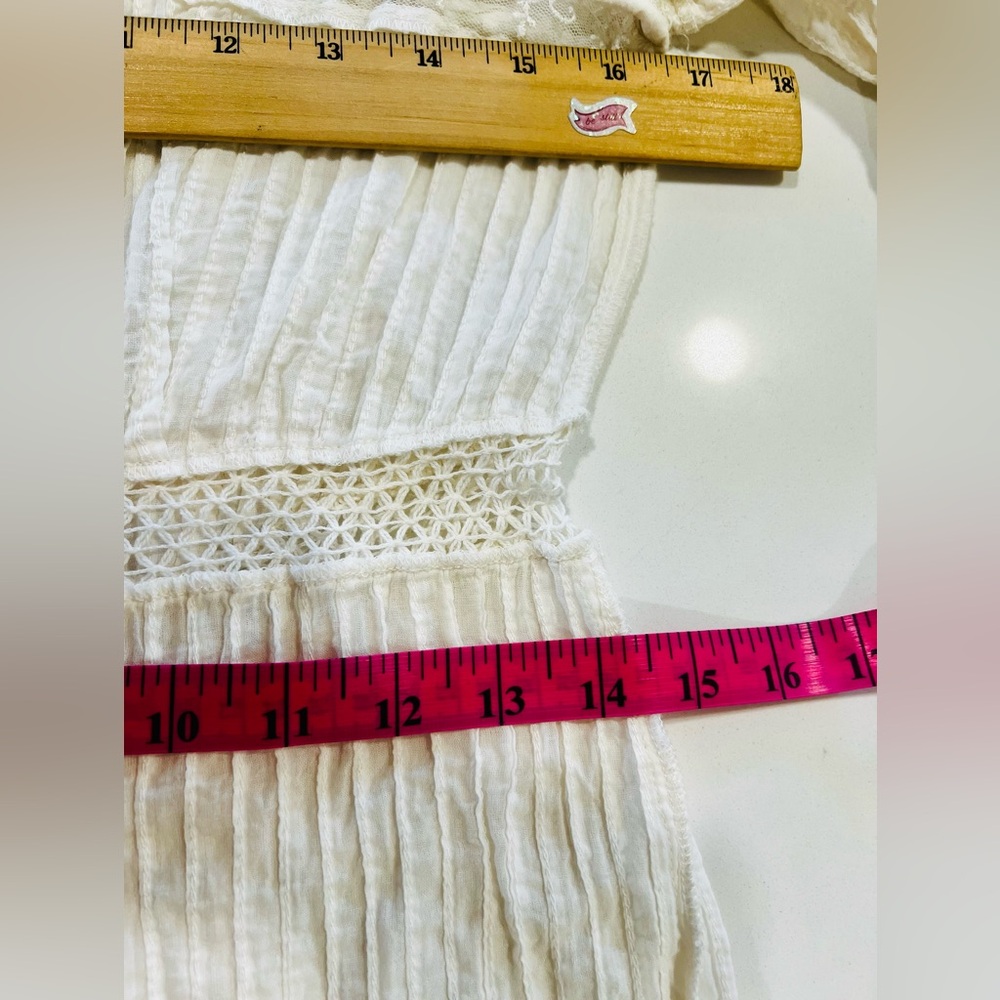Mes Demoiselles Paris “Havilland” Ivory Lace Maxi Dress EU 38 S-M Boho Romantic - Picture 15 of 16